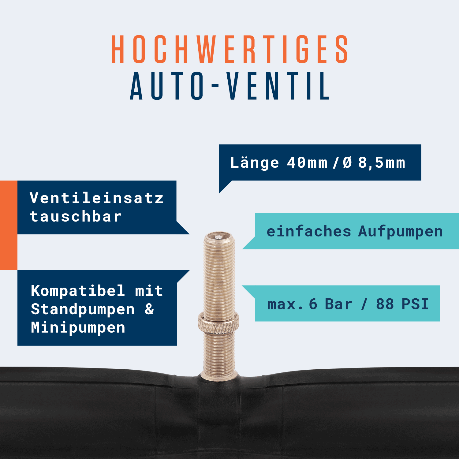 Alphatrail Schläuche Rick - 16" Tour AV