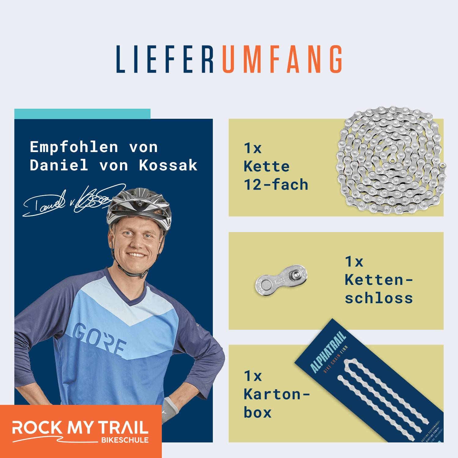 Alphatrail Kette Parker - 12-fach