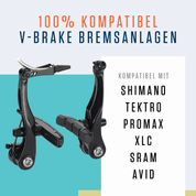 Alphatrail Bremsbeläge Marvin - V-Brake Waterflow
