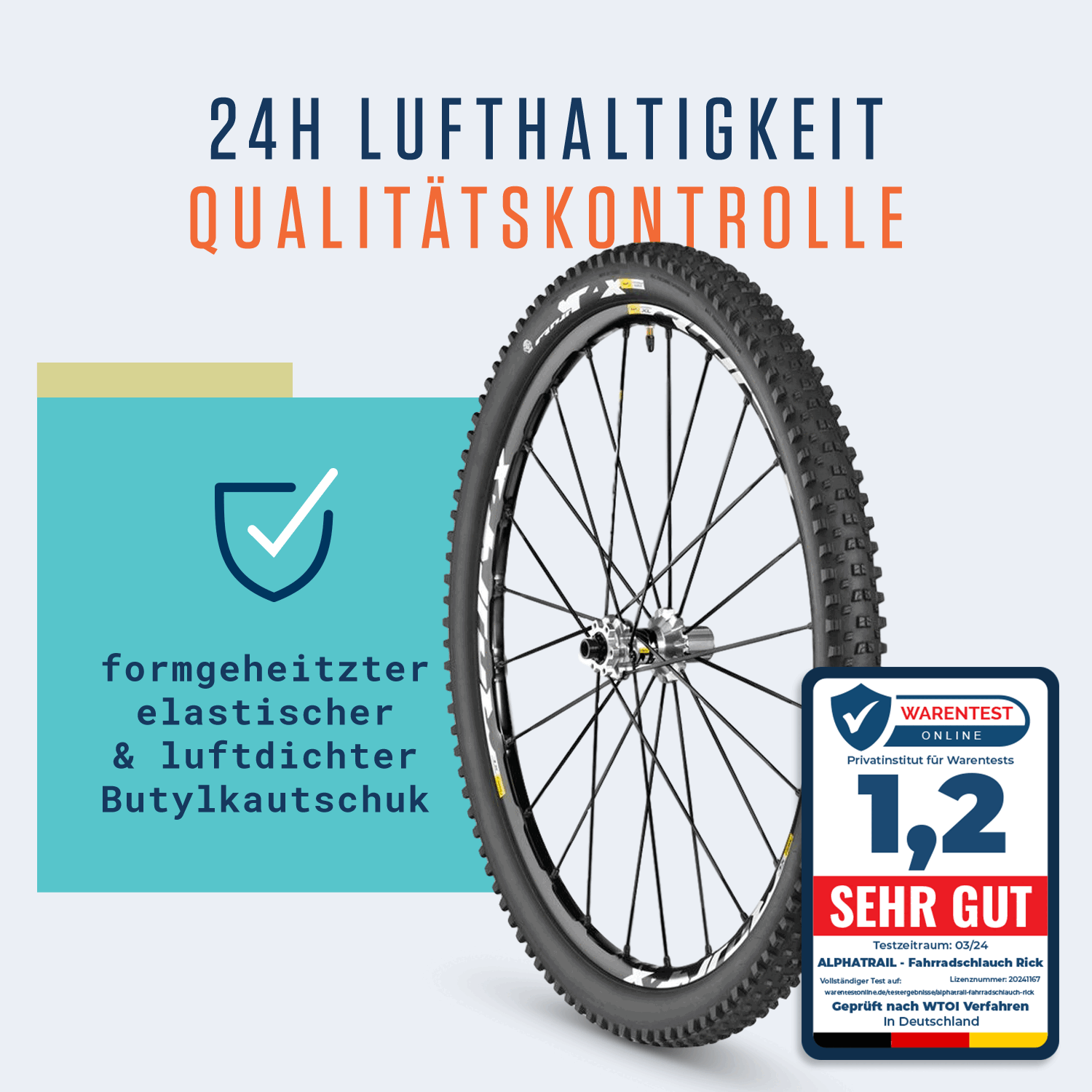 Alphatrail Schläuche Rick - 27.5" MTB SV