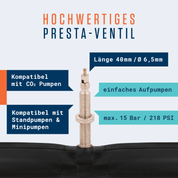 Alphatrail Schläuche Rick - 27.5" MTB SV