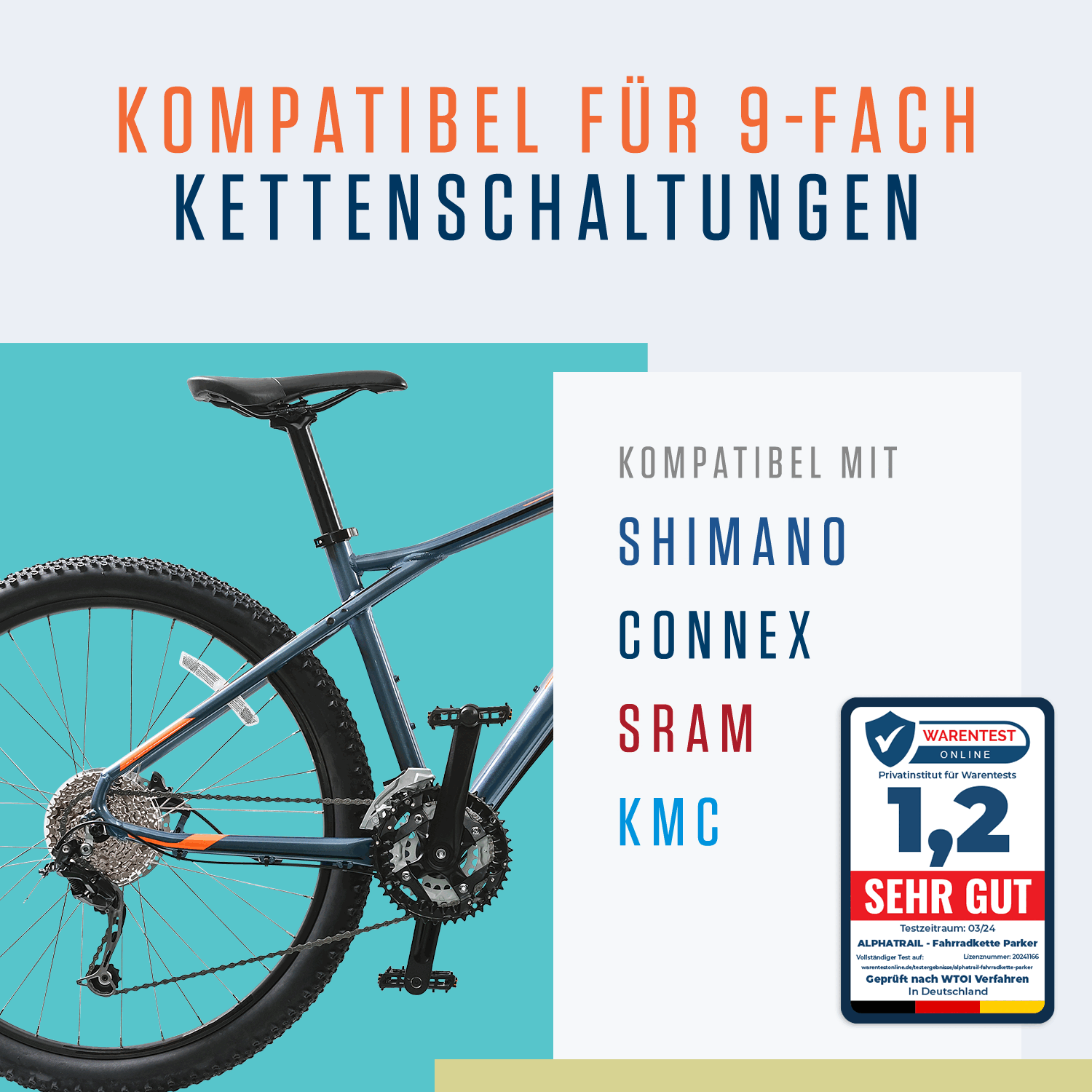 kette mountainbike kaufen Alphatrail Kette Parker