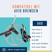 Alphatrail Bremsbeläge Hugo - Avid Juicy/BB7